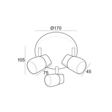 Φόρτωση εικόνας στο εργαλείο προβολής Συλλογής, NETTO ΣΠΟΤ ΜΕ ΓΥΑΛΙ G9 III ΡΟΖΕΤΑ ΜΠΡΟΝΖΕ NAPLES