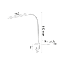 Φόρτωση εικόνας στο εργαλείο προβολής Συλλογής, NETTO LED ΓΡΑΦΕΙΟΥ 5W 4000Κ ΑΦΗΣ ΑΣΗΜΙ+ΣΠΙΡΑΛ+ΣΦΙΓΚΤΗΡ 230VΗ85,5CM DELGADO