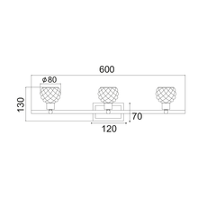 Φόρτωση εικόνας στο εργαλείο προβολής Συλλογής, NETTO ΑΠΛΙΚΑ/ΟΡΟΦΗΣ ΔΙΑΦΑΝΟ ΓΥΑΛΙ ΧΡΩΜΙΟ 3ΧG9 OSTRAVA