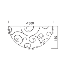 Φόρτωση εικόνας στο εργαλείο προβολής Συλλογής, NETTO ΑΠΛΙΚΑ 1ΧΕ27 ΑΜΜΟΒΟΛΗ ΔΙΑΦΑΝΗ ΣΧΕΔΙΑ Φ30CM CHAPLIN