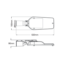 Φόρτωση εικόνας στο εργαλείο προβολής Συλλογής, ^LED STREET LUMINAIRE 30W 4050LM 4000K 150⁰ x 75⁰ CLASS II IP66 10kV 230V AC IP66