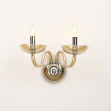 Φόρτωση εικόνας στο εργαλείο προβολής Συλλογής, ^NETTO ΕΠΙΤΟΙΧΟ Φ/Σ 2ΧΕ14 COGNAC ΚΡΥΣΤΑΛΛΟ+ΧΡΩΜΙΟ ΜΕΤΑΛΛΟ 40X30CM LUNARIA