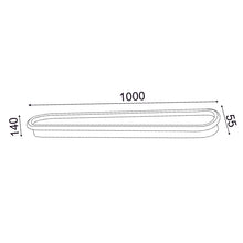 Φόρτωση εικόνας στο εργαλείο προβολής Συλλογής, ^NETTO ΟΡΟΦΗΣ Φ/Σ LED 52W DIM 3000K 3600LM SOLO ΜΕΤΑΛΛΙΚΟ ΛΕΥΚΟ IP20 100X14X6CM