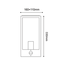 Φόρτωση εικόνας στο εργαλείο προβολής Συλλογής, ^ΜΑΥΡΟ ΕΠΙΤΟΙΧΟ ΦΩΤΙΣΤΙΚΟ CELIA 1XE27 IP44 ΜΕ ΔΙΑΦΑΝΟ ΓΥΑΛΙ & ΑΙΣΘΗΤΗΡΑ ΚΙΝΗΣΗΣ-ΜΕΡΑΣ ΝΥΧΤΑΣ