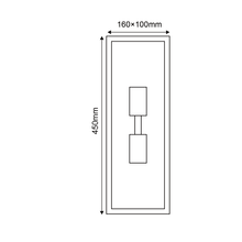 Φόρτωση εικόνας στο εργαλείο προβολής Συλλογής, ^ΜΑΥΡΟ ΕΠΙΤΟΙΧΟ ΦΩΤΙΣΤΙΚΟ CELIA 2XE27 IP44 ΜΕ ΔΙΑΦΑΝΟ ΓΥΑΛΙ