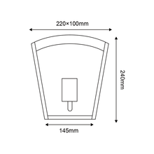 Φόρτωση εικόνας στο εργαλείο προβολής Συλλογής, ^ΜΑΥΡΟ ΕΠΙΤΟΙΧΟ ΦΩΤΙΣΤΙΚΟ CELIA V 1XE27 IP44 ΜΕ ΔΙΑΦΑΝΟ ΓΥΑΛΙ