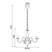 Φόρτωση εικόνας στο εργαλείο προβολής Συλλογής, NETTO ΚΡΕΜΑΣΤΟ Φ/Σ 3ΧΕ14 ΜΕΤΑΛΛΙΚΟ ΠΑΤΙΝΑ ΧΡΥΣΟ Φ50ΧH93,5CM VELVET