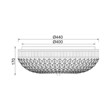 Φόρτωση εικόνας στο εργαλείο προβολής Συλλογής, NETTO ΟΡΟΦΗΣ Φ/Σ 5ΧΕ14 ΚΡΥΣΤΑΛΛΟ+ΝΙΚΕΛ Φ44ΧΗ17CM ROSE