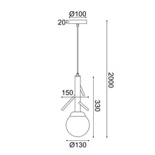 Φόρτωση εικόνας στο εργαλείο προβολής Συλλογής, ^NETTO ΚΡΕΜΑΣΤΟ Φ/Σ 1ΧΕ14 FLORESTA ΞΥΛΟ+ΛΕΥΚΟ ΓΥΑΛΙ D15XH200CM