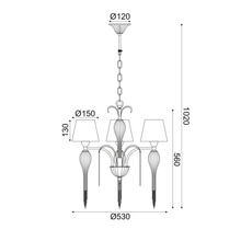 Φόρτωση εικόνας στο εργαλείο προβολής Συλλογής, NETTO ΚΡΕΜ Φ/Σ 3ΧΕ14 ΜΕΤΑΛ ΜΑΥΡ+ΑΜΠΑΖ+ΓΥΑΛ+ΑΛΥΣ CHROME Φ53ΧΗ102CM PALERMO