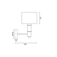 Φόρτωση εικόνας στο εργαλείο προβολής Συλλογής, ^NETTO ΕΠΙΤΟΙΧΟ Φ/Σ 1ΧΕ14 ΧΡΥΣΟ/ΜΑΥΡΟ ΜΕΤΑΛΛΙΚΟ+ΛΕΥΚΟ ΑΜΠΑΖΟΥΡ 23X16X29CM MIZAR