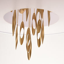 Φόρτωση εικόνας στο εργαλείο προβολής Συλλογής, ^NETTO ΚΡΕΜΑΣΤΟ Φ/Σ 5ΧΕ14 CASCADA ΧΡΥΣΟ ΜΕΤ/ΚΟ + ΛΕΥΚΟ ΥΦΑΣΜΑ D60XH100CM