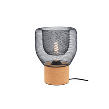 Φόρτωση εικόνας στο εργαλείο προβολής Συλλογής, NETTO ΕΠΙΤΡΑΠΕΖΙΟ Φ/Σ 1ΧΕ27 ΦΕΛΛΟΣ+ΜΑΥΡΟ ΜΕΤΑΛΛΟ D22XH27CM MARACU