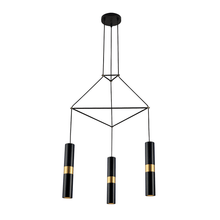 Φόρτωση εικόνας στο εργαλείο προβολής Συλλογής, NETTO ΚΡΕΜΑΣΤΟ Φ/Σ 3XGU10 ΜΑΥΡΟ ΜΕΤΑΛΛΙΚΟ 56X49XH150CM DA VINCI