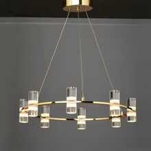 Φόρτωση εικόνας στο εργαλείο προβολής Συλλογής, NETTO ΚΡΕΜΑΣΤΟ Φ/Σ LED2835 32W ΧΡΥΣΟ ΑΛΟΥΜΙΝΙΟ 3000Κ 2880LM D52XH131.5CM IONIAN