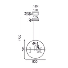Φόρτωση εικόνας στο εργαλείο προβολής Συλλογής, NETTO ΚΡΕΜΑΣΤΟ Φ/Σ LED2835 12W ΧΡΩΜΙΟ ΑΛΟΥΜΙΝΙΟ 3000Κ 1080LM D53XH173CM IONIAN