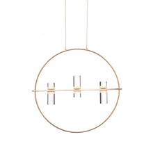 Φόρτωση εικόνας στο εργαλείο προβολής Συλλογής, NETTO ΚΡΕΜΑΣΤΟ Φ/Σ LED2835 12W ΧΡΥΣΟ ΑΛΟΥΜΙΝΙΟ 3000Κ 1080LM D53XH173CM IONIAN