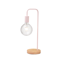 Φόρτωση εικόνας στο εργαλείο προβολής Συλλογής, NETTO ΠΟΡΤΑΤΙΦ 1ΧΕ27 ΜΕΤΑΛΛΙΚΟ ΠΑΛ ΡΟΖ + ΞΥΛΟ 18ΧΗ48CM NAXOS