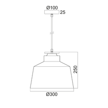 Φόρτωση εικόνας στο εργαλείο προβολής Συλλογής, NETTO ΚΡΕΜΑΣΤΟ Φ/Σ 1ΧΕ27 ΜΕΤΑΛΛΙΚΟ ΜΑΥΡΟ+ΞΥΛΟ Φ30ΧΗ120CM AENEAS