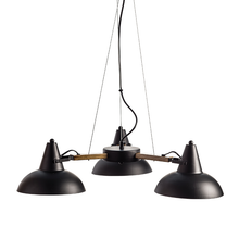 Φόρτωση εικόνας στο εργαλείο προβολής Συλλογής, NETTO ΚΡΕΜΑΣΤΟ METAΛΛIKΟ ΜΑΥΡΟ - ΞΥΛΟ 3ΧE27 SOLON