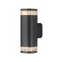 Φόρτωση εικόνας στο εργαλείο προβολής Συλλογής, ^GU10 WALL LUMINAIRE 230V AC DARK GREY IP54 MAX.2X35W