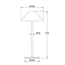 Φόρτωση εικόνας στο εργαλείο προβολής Συλλογής, ^LED SMD TABLE BATTERY LUMINAIRE 3W 140LM 3.000K MATT WHITE 270° CRI80 IP54
