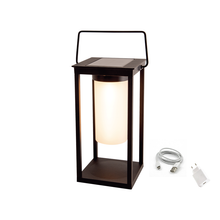 Φόρτωση εικόνας στο εργαλείο προβολής Συλλογής, ^LED SMD TABLE SOLAR BATTERY LUMINAIRE 3W 150LM 180° 3.000K DARK GREY CRI80 IP54