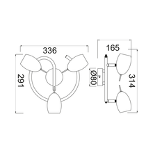 Φόρτωση εικόνας στο εργαλείο προβολής Συλλογής, NETTO ΣΠΟΤ ΙΙΙ ΡΟΖΕΤΑ ΧΡΩΜΙΟ 3 Χ GU10 LEGOLAS