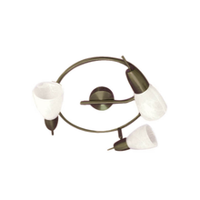 Φόρτωση εικόνας στο εργαλείο προβολής Συλλογής, NETTO ΣΠΟΤ ΙΙI ΓΥΑΛΙ ΜΠΡΟΝΖΕ 3Χ40W E14 KAMET