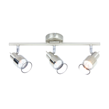 Φόρτωση εικόνας στο εργαλείο προβολής Συλλογής, NETTO ΣΠΟΤ ΙΙΙ ΝΙΚΕΛ ΜΕ ΔΙΑΦΑΝΟ ΓΥΑΛΙ 3 Χ GU10 PLATINUM