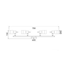 Φόρτωση εικόνας στο εργαλείο προβολής Συλλογής, NETTO ΣΠΟΤ ΙΙΙΙ ΝΙΚΕΛ ΜΕ ΔΙΑΦΑΝΟ ΓΥΑΛΙ 4 Χ GU10 PLATINUM