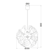 Φόρτωση εικόνας στο εργαλείο προβολής Συλλογής, NETTO ΚΡΕΜΑΣΤΟ ΠΑΙΔΙΚΟ ΓΡΑΜΜΑΤΑ 3X40W E14 Φ35 SCHOOL
