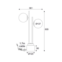 Φόρτωση εικόνας στο εργαλείο προβολής Συλλογής, NETTO ΕΠΙΤΡΑΠΕΖΙΟ Φ/Σ 2ΧΕ14 QUADRO ΜΑΥΡΟ ΜΕΤ/ΚΟ+ ΛΕΥΚΟ ΓΥΑΛΙ-ΜΑΡΜΑΡΟ IP20 36X14XH61CM