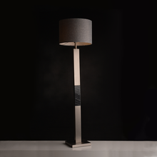 Φόρτωση εικόνας στο εργαλείο προβολής Συλλογής, NETTO ΕΠΙΔΑΠ Φ/Σ 1ΧΕ27 ΜΕΤΑΛΛΙΚΟ ΝΙΚΕΛ+ΓΚΡΙ ΑΜΠΑΖΟΥΡ Φ43ΧΗ153CM LUXOR