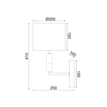 Φόρτωση εικόνας στο εργαλείο προβολής Συλλογής, NETTO ΕΠΙΤΟΙΧΟ Φ/Σ 1ΧΕ27 ΜΕΤΑΛΛΙΚΟ ΝΙΚΕΛ+ΓΚΡΙ ΑΜΠΑΖΟΥΡ 20Χ25ΧΗ30CM LUXOR