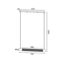 Φόρτωση εικόνας στο εργαλείο προβολής Συλλογής, NETTO ΚΡΕΜΑΣΤΟ Φ/Σ 2ΧΕ27 ΜΑΥΡΟ ΜΕΤΑΛΛΙΚΟ 72Χ6XH120CM ALCATRAZ
