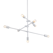 Φόρτωση εικόνας στο εργαλείο προβολής Συλλογής, NETTO ΚΡΕΜΑΣΤΟ Φ/Σ 7ΧΕ27 ΜΕΤΑΛΛΙΚΟ ΛΕΥΚΟ Φ80ΧΗ130CM LUTHER