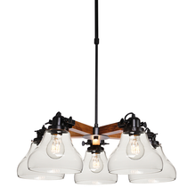 Φόρτωση εικόνας στο εργαλείο προβολής Συλλογής, NETTO ΚΡΕΜΑΣΤΟ Φ/Σ 5ΧΕ27 ΜΕΤΑΛΛΙΚΟ+ΞΥΛΟ+ΓΥΑΛΙ Φ60ΧΗ100CM PARALIA