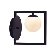 Φόρτωση εικόνας στο εργαλείο προβολής Συλλογής, ^NETTO ΕΠΙΤΟΙΧΟ Φ/Σ 1xG9 QUADRO ΜΑΥΡΟ ΜΕΤ/ΚΟ +ΛΕΥΚΟ ΓΥΑΛΙ 22Χ15Χ20CM