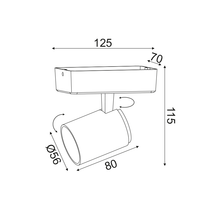 Φόρτωση εικόνας στο εργαλείο προβολής Συλλογής, ^NETTO ΕΠΙΤΟΙΧΟ Φ/Σ 1XGU10 ΛΕΥΚΟ ΑΛΟΥΜΙΝΙΟ 13Χ7Χ12CM DISCO