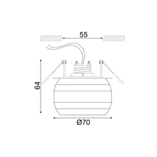 Φόρτωση εικόνας στο εργαλείο προβολής Συλλογής, NETTO ΣΠΟΤ G9 ΚΡΥΣΤΑΛΛΟ ΤΕΤΡΑΓΩΝΟ MORIA