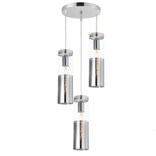 Φόρτωση εικόνας στο εργαλείο προβολής Συλλογής, NETTO ΚΡΕΜΑΣΤΟ Φ/Σ 3ΧΕ27 ΧΡΩΜΙΟ ΓΥΑΛΙ+ΜΕΤΑΛΛΟ Φ28ΧΗ120CM DEJAVU