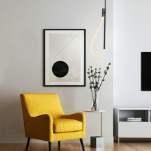 Φόρτωση εικόνας στο εργαλείο προβολής Συλλογής, ΚΡΕΜΑΣΤΟ Φ/Σ LED 12W 3000K 536LM MALPO ΜΕΤΑΛΛΙΚΟ + ΣΙΛΙΚΟΝΗ IP20 L18.5*H150