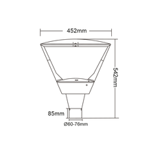 Φόρτωση εικόνας στο εργαλείο προβολής Συλλογής, LED URBAN LUMINAIRE VIVIDO 40W 3000K 230V 4800LM 5YRS GUARANTEE