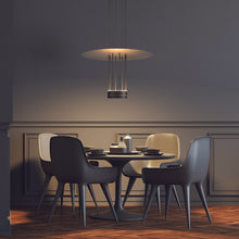 Φόρτωση εικόνας στο εργαλείο προβολής Συλλογής, ^NETTO ΚΡΕΜΑΣΤΟ Φ/Σ LED 18W 3000K 1260LM ELIA ΜΑΥΡΟ ΜΕΤ/ΚΟ IP20 D60XH104CM