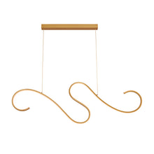 Φόρτωση εικόνας στο εργαλείο προβολής Συλλογής, ^NETTO ΚΡΕΜΑΣΤΟ Φ/Σ LED 27W 3000K 1890LM CALISTA ΧΡΥΣΟ ΑΛΟΥΜΙΝΙΟ IP20 110X6XH175CM