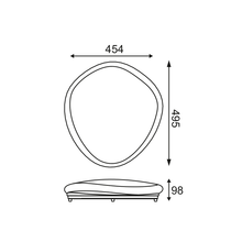 Φόρτωση εικόνας στο εργαλείο προβολής Συλλογής, NETTO LED ΕΠΙΤ.Φ/Σ 50W STONE ΛΕΥΚ ΑΚΡΥΛ 4000K 3600LM 230V49,5X45,4XH9,8CM STONE
