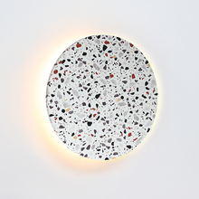 Φόρτωση εικόνας στο εργαλείο προβολής Συλλογής, NETTO ΕΠΙΤΟΙΧΟ Φ/Σ LED 24W 3000Κ 1920LM TERRAZZO MDF ΚΥΚΛΟΣ Φ40ΧΗ3,6CM ECLIPSE