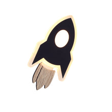 Φόρτωση εικόνας στο εργαλείο προβολής Συλλογής, NETTO ΕΠΙΤΟΙΧΟ Φ/Σ LED 5.5W 3000K 385LM NASA ΜΑΥΡΟ MDF 24X13X3.8CM