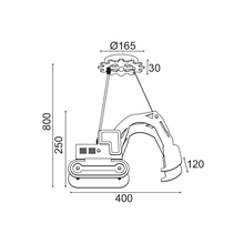 Φόρτωση εικόνας στο εργαλείο προβολής Συλλογής, NETTO ΚΡΕΜΑΣΤΟ Φ/Σ 1ΧΕ14 ΚΙΤΡΙΝΟ MDF 40X12XH80CM VROOM